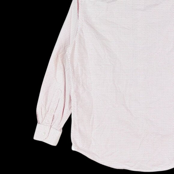 Robert Graham Men's Pink & White Long-Sleeve Button-Up Shirt Size 17 Collar - Picture 6 of 11